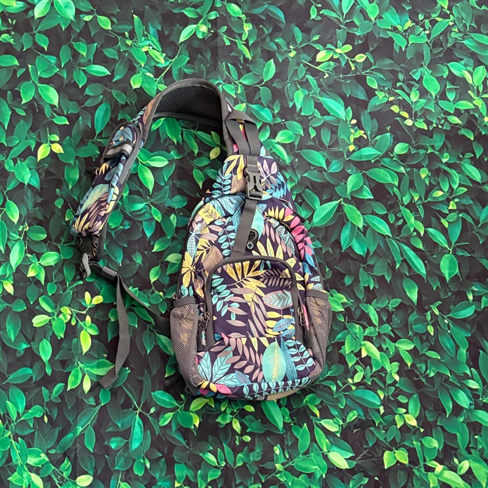 Floral Sling Backpack